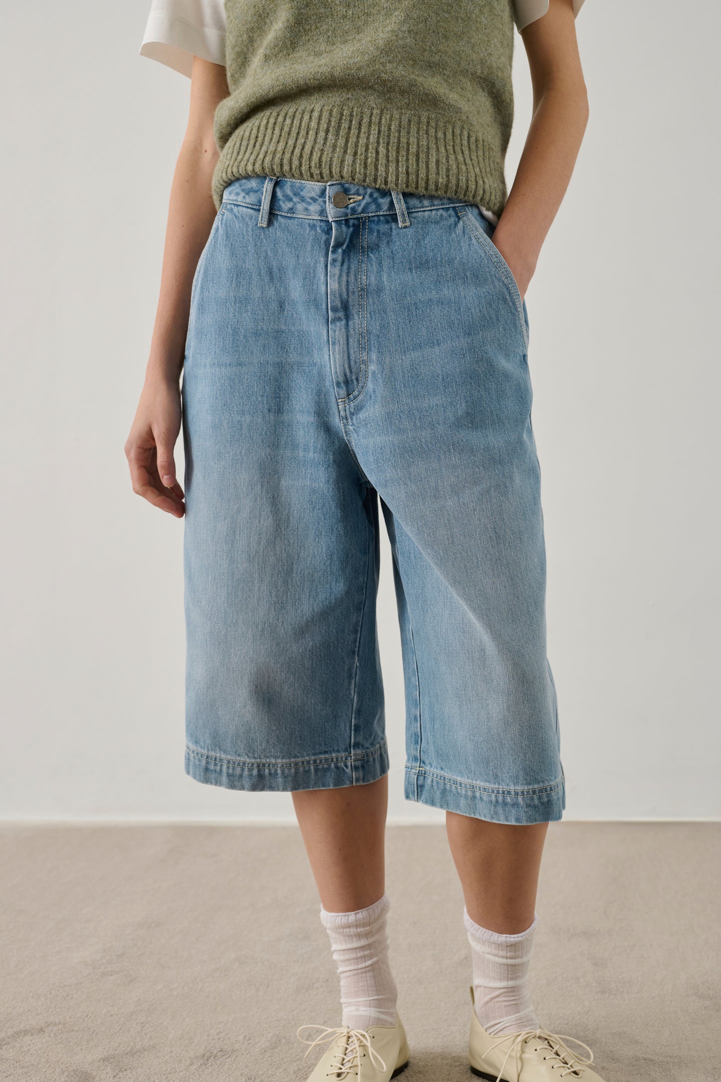 Bermuda Francis - Bleu Clair - Femme