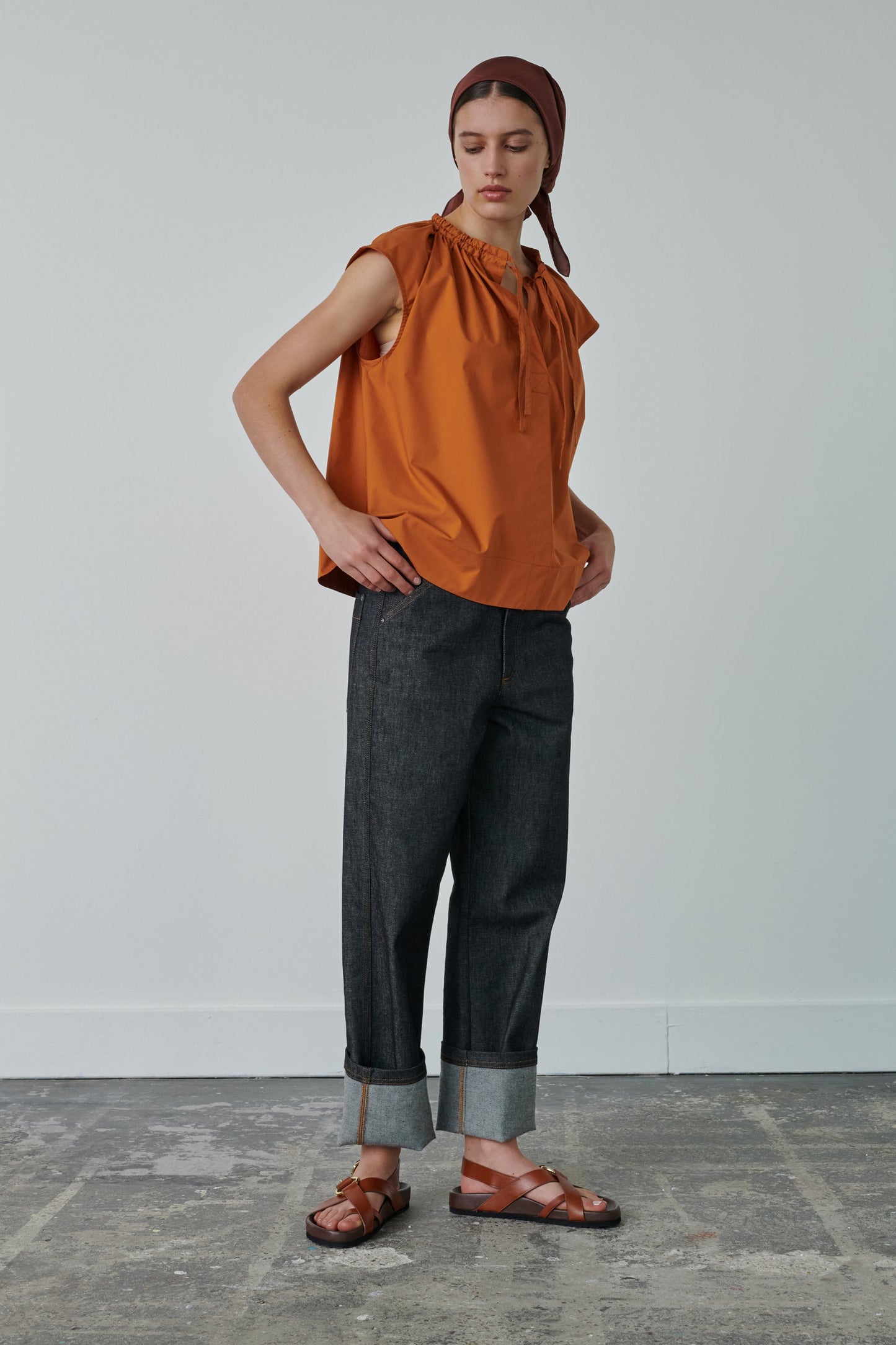 CAMISA TANGER NARANJA