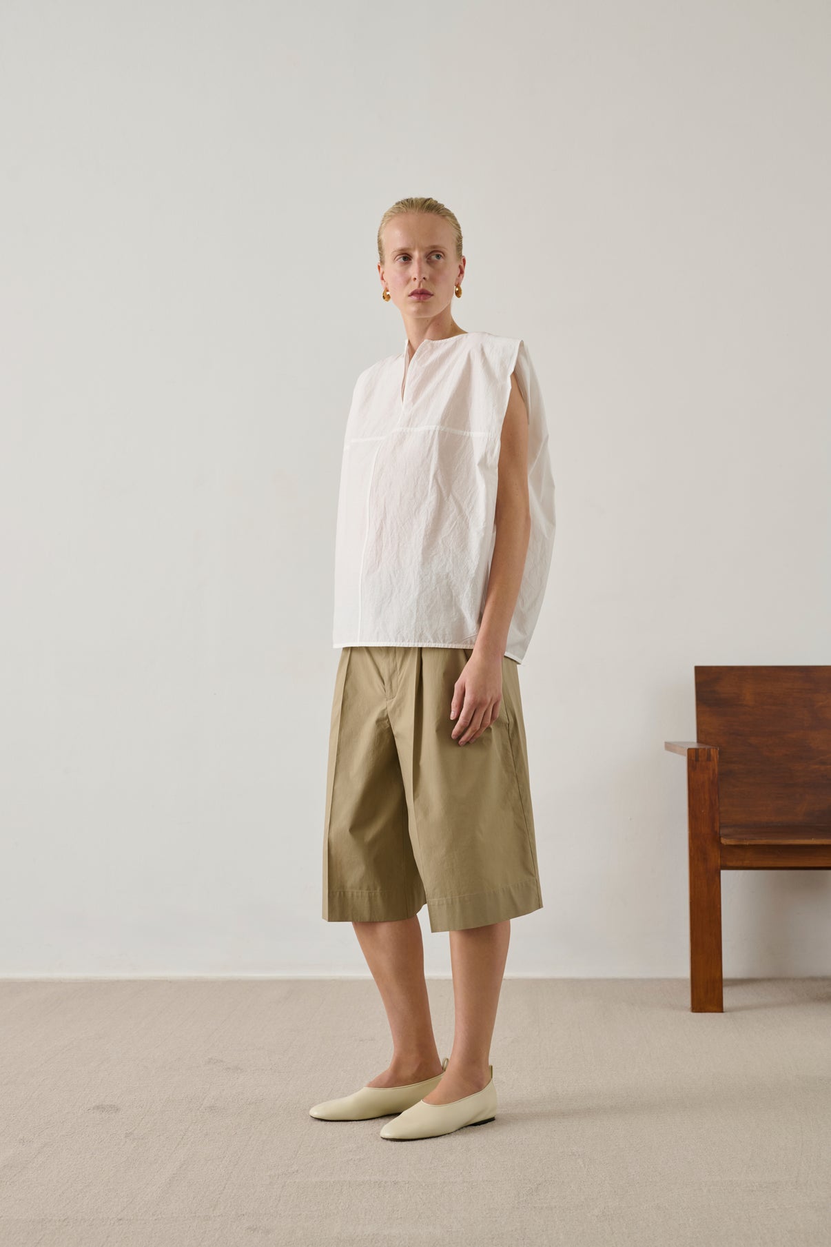 Top Isalys - Blanc - Coton - Femme vue 1