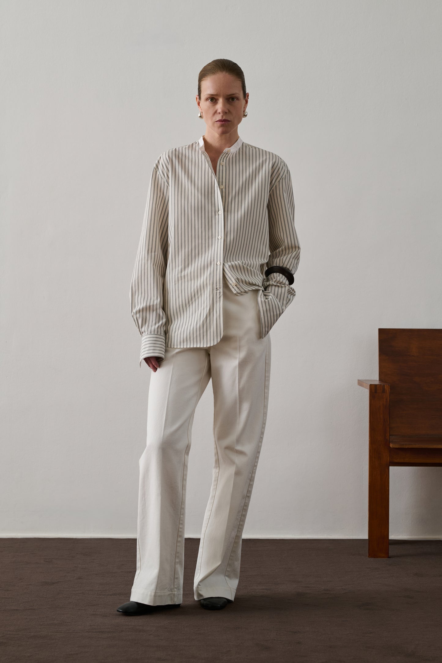 Jean California - Craie - Coton - Femme