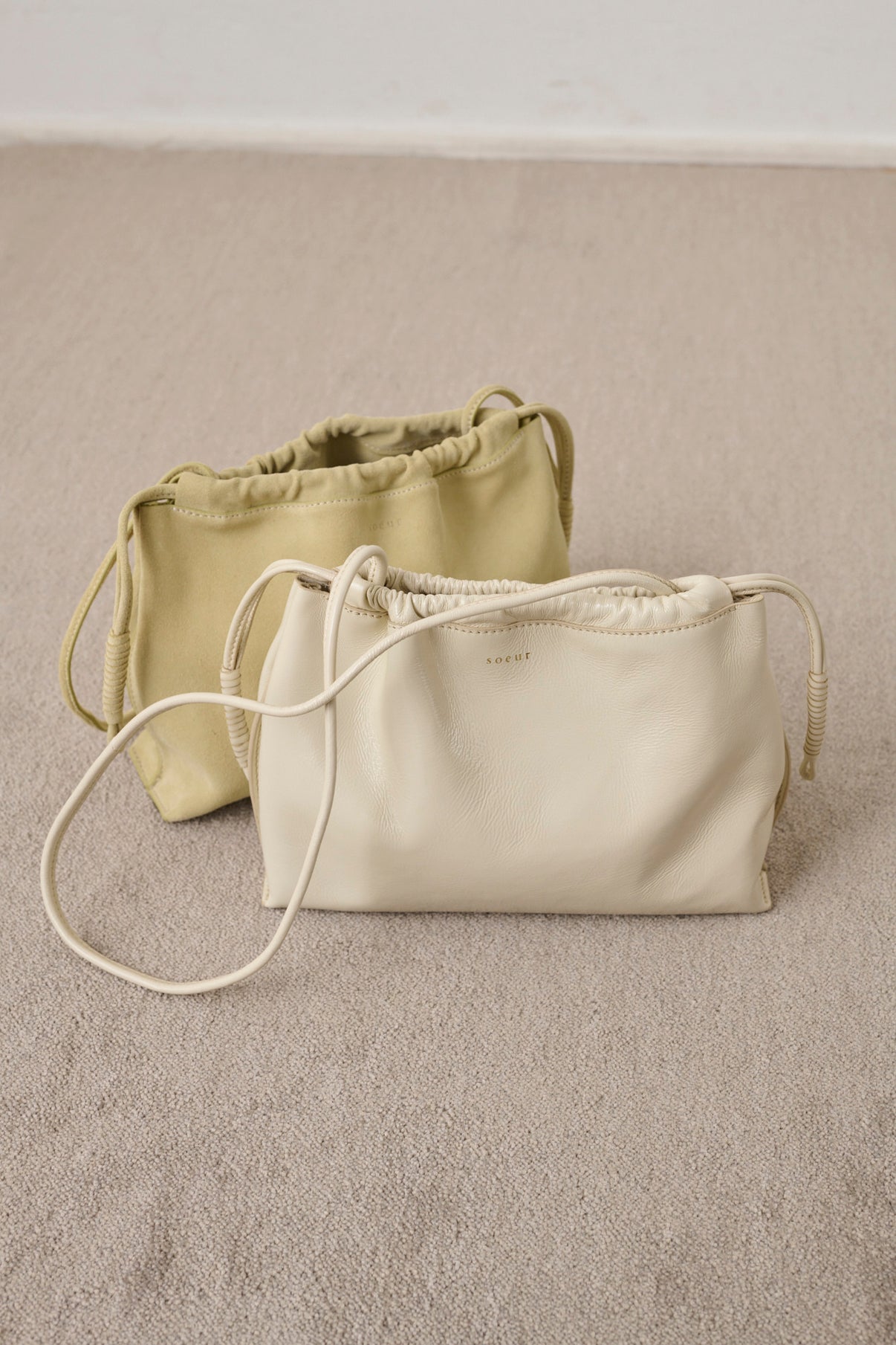 Sac Suzette - Ivoire - Cuir - Femme vue 7