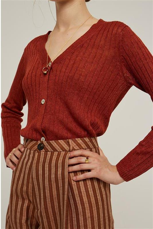 Cárdigan FIBRE ROSA