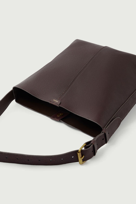 Sac Saudade - Marron Foncé - Cuir - Femme