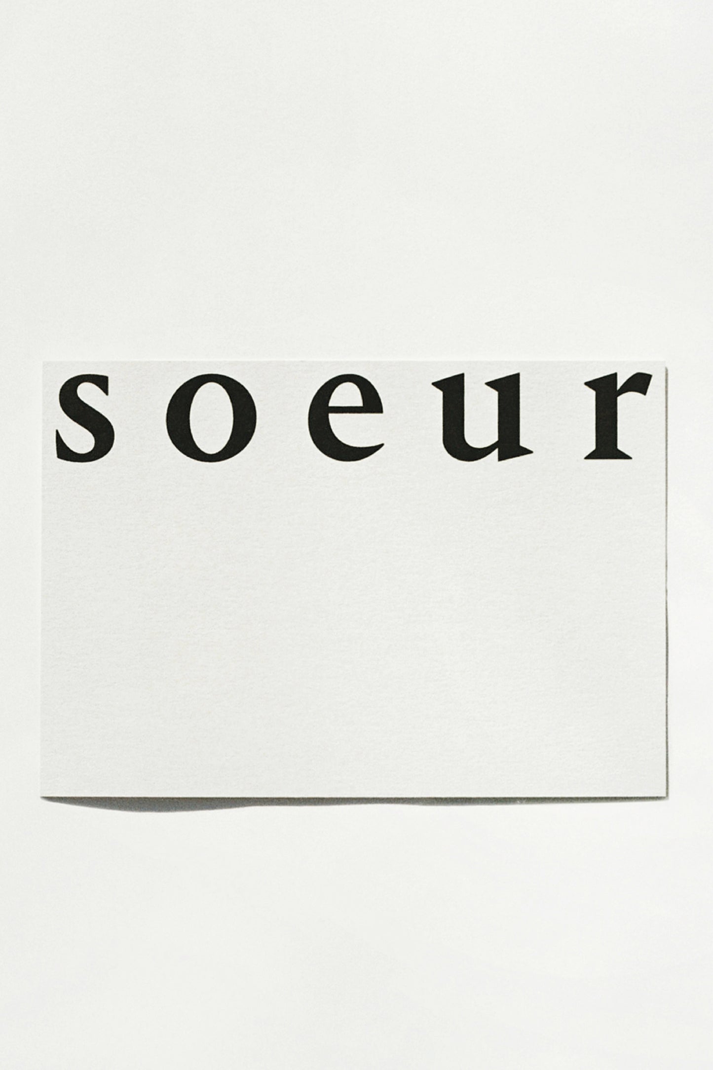 E-TARJETA REGALO Soeur N°6